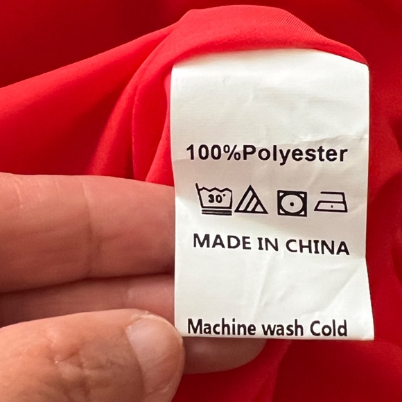 Mopoogoss Women's  Print V Neck Long Sleeve Ruffle Hem Boho Midi Dress S… - Picture 13 of 14